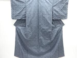 未使用品　変わり菱模様織り出し西陣伝承紬着物アンサンブル